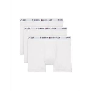 NEW TOMMY HILFIGER men's 3-pack cotton classic trunk in white